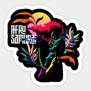 Arfrica samurai Sticker